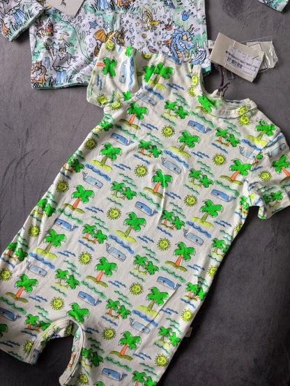 New adorable baby Stella McCartney Dragon Magical Romper + T Shirt 3-6m Cute