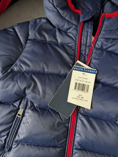 New Ralph Lauren Baby Boys Packable Down Jacket  Coat 3-6m RRP £125 Gift Winter