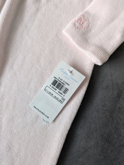 New Gorgeous Ralph Lauren Baby Girls Knit Embroided All In One 9m Pink Gift