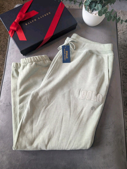 New Polo Ralph Lauren Men’s Joggers  (The big fit) Sage Green XXL BNWT Oversized