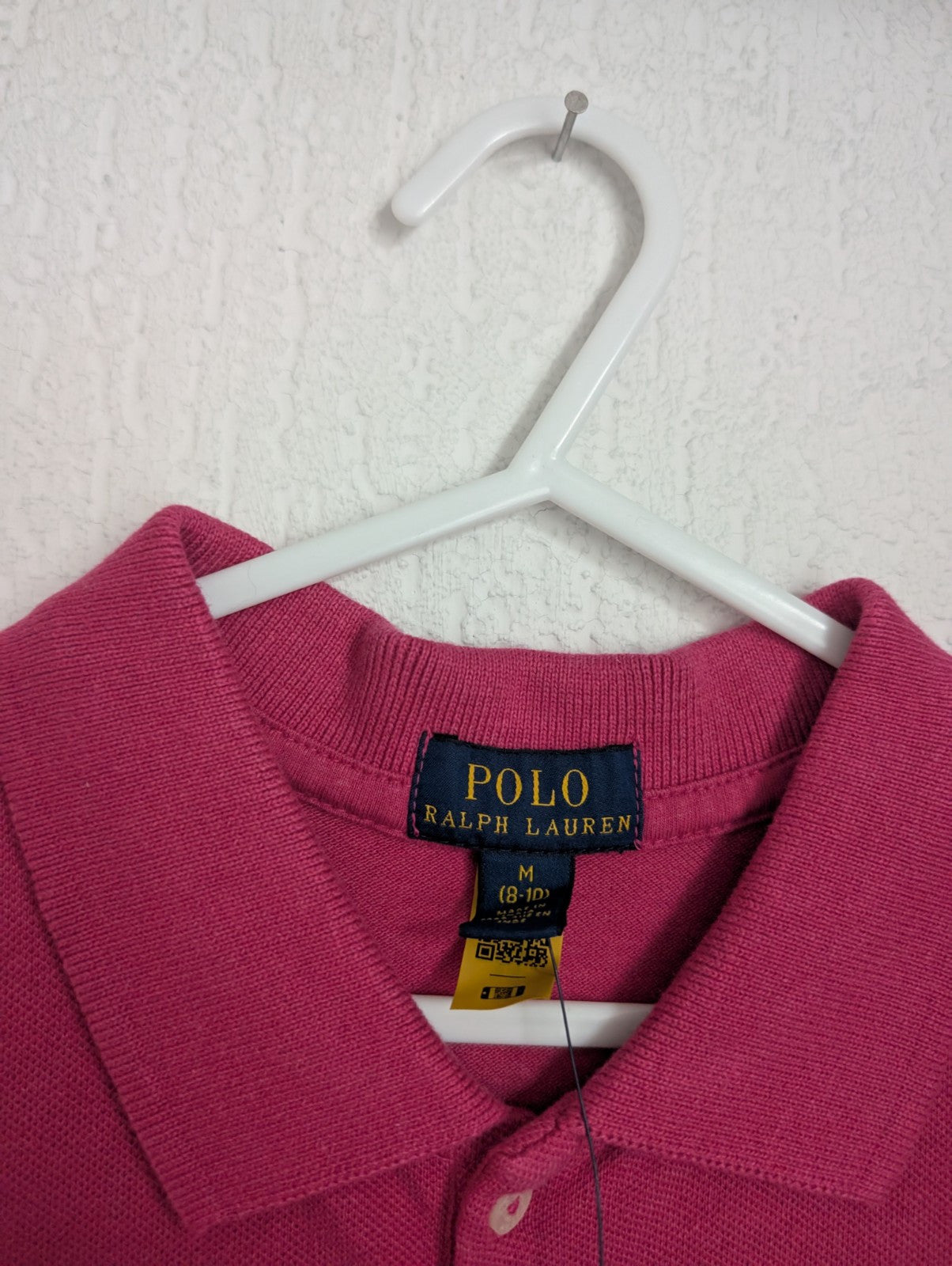 New Ralph Lauren Polo Tennis Dress Pink Size Girls M 8-10 Years Gift Occasion