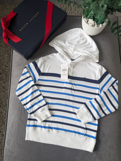 New Ralph Lauren Boys Stripe Cotton Jersey Long Sleeve Top Jumper Age 6 Spring