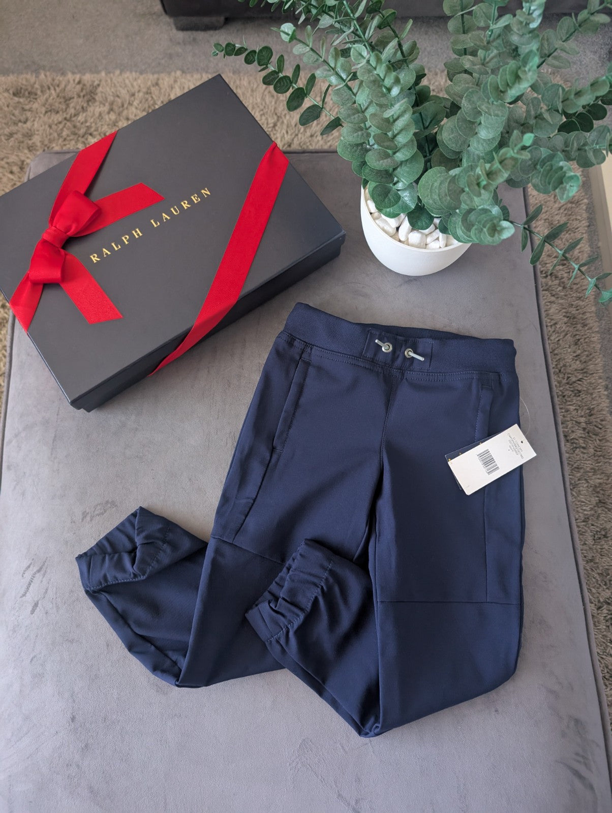 New Boys Ralph Lauren Polo Boys Joggers Navy Blue Age 4 years Casual Active