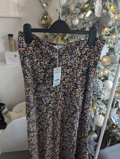 BODEN CECELIA MIDI SKIRT IN MULTI / EDEN BLOOM SIZE UK 12 RRP £85 Gift occasion