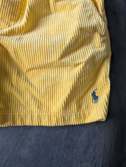 New Yellow Summer Ralph Lauren Corduroy Shorts Boys 8 Yrs Gift Smart Casual