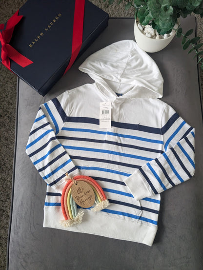 New Ralph Lauren Boys Stripe Cotton Jersey Long Sleeve Top Jumper Age 6 Spring