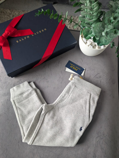 New Boys Ralph Lauren Boys Plain Grey Joggers Size 3-4y Casual Smart Gift Active