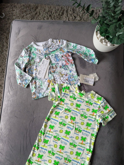 New adorable baby Stella McCartney Dragon Magical Romper + T Shirt 3-6m Cute