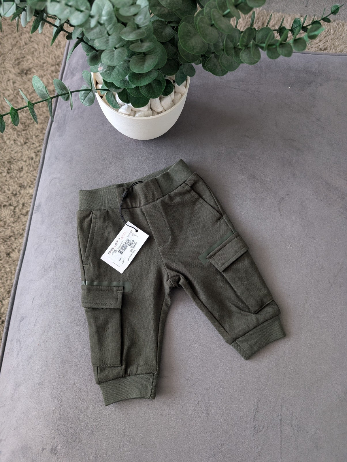 New Khaki Baby Boys Smart Gift Hugo Boss Baby Joggers Casual Boss 0-3m