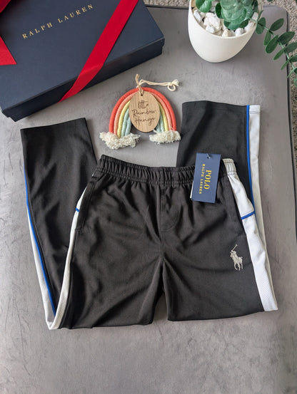 New Boys Ralph Lauren Polo Sport Active Joggers Black Size 6y Casual Performance