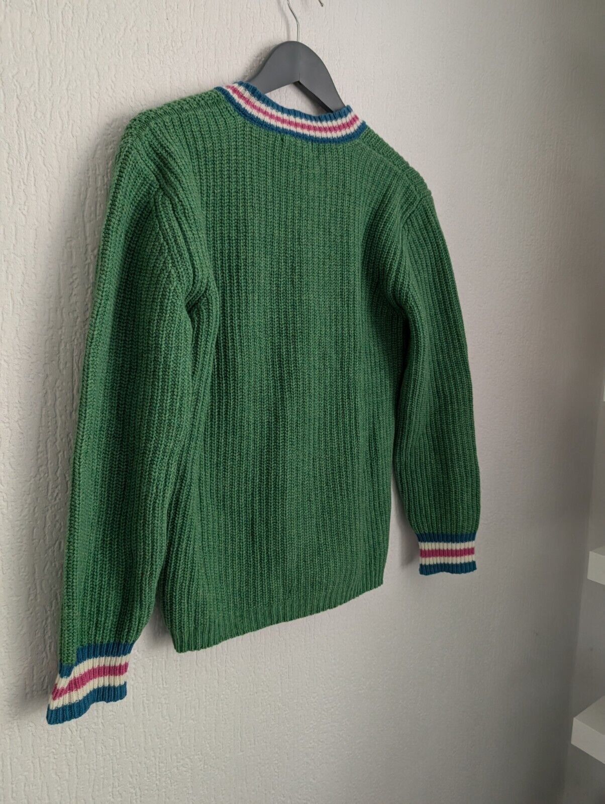 New stunning Stella McCartney green pencils cardigan school age 12 adult XS / S