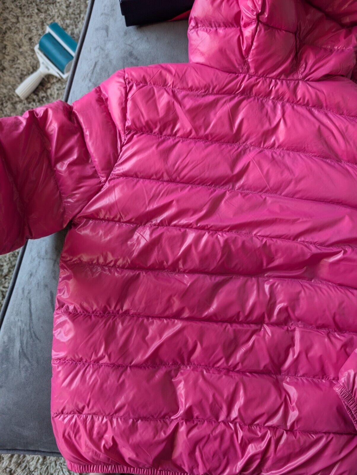 New Polo Ralph Lauren Lightweight Jacket Pink XL/16 Kids Coat Down Puffer £229