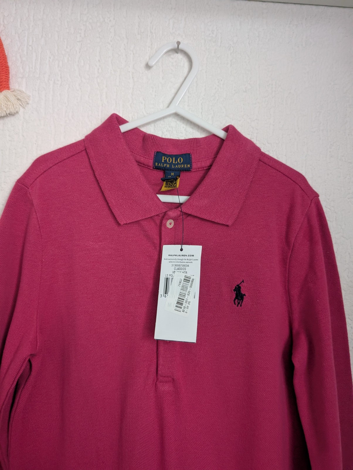 New Ralph Lauren Polo Tennis Dress Pink Size Girls M 8-10 Years Gift Occasion