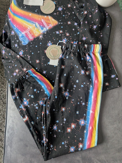 New Stella McCartney tracksuit girls galaxy print age 14 Yrs Rainbow RRP £240