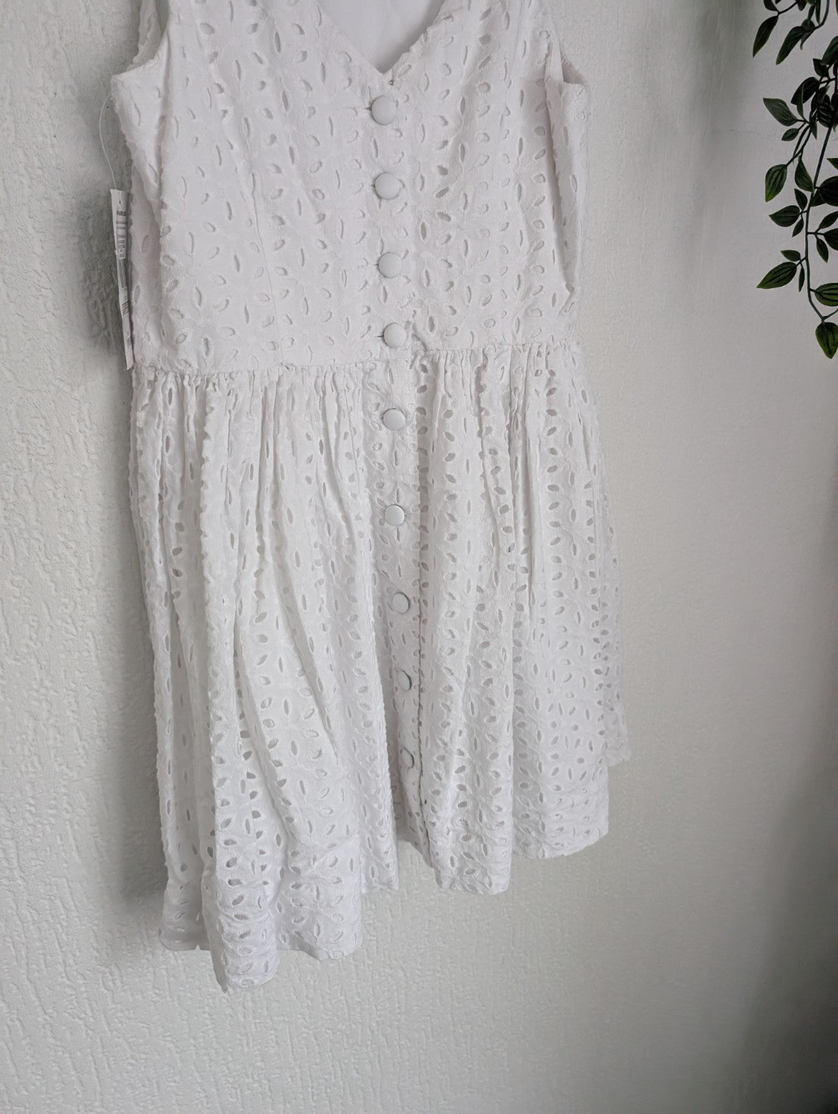 New Ralph Lauren Full broderie anglaise Floral Girls Dress White- Size 8yrs Gift