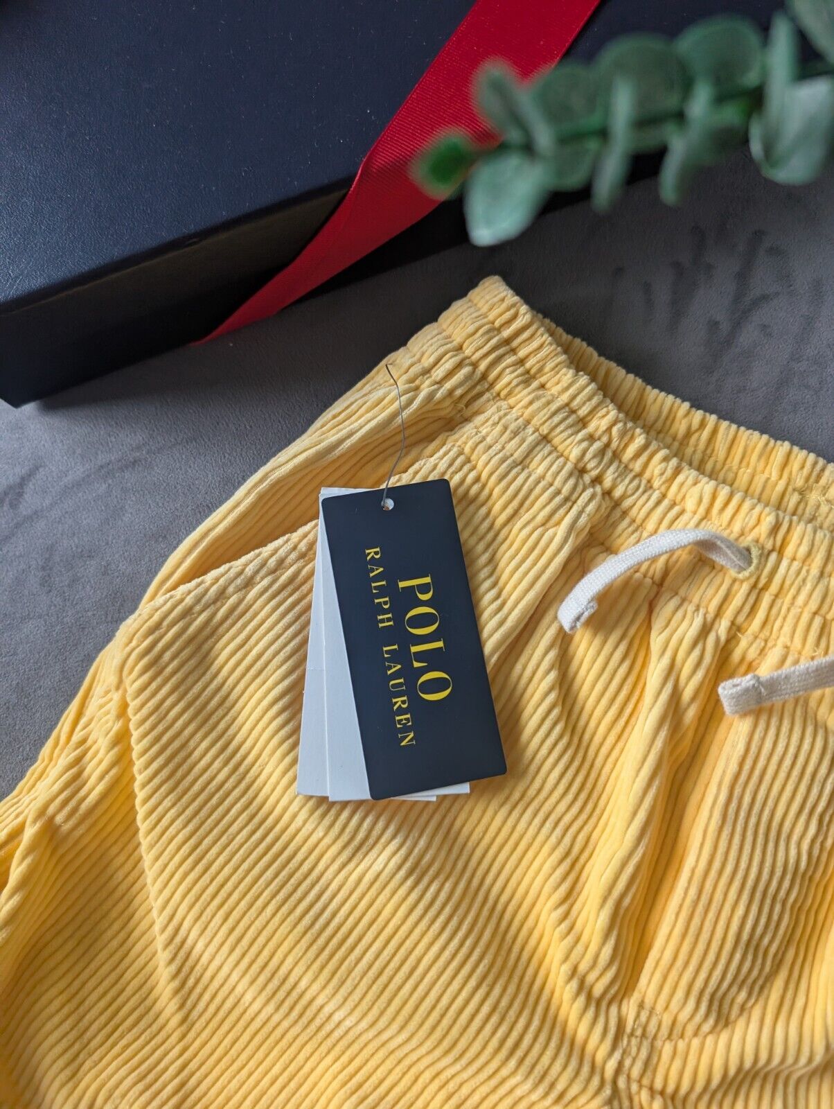 New Yellow Summer Ralph Lauren Corduroy Shorts Boys 8 Yrs Gift Smart Casual