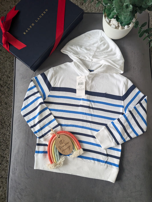 New Ralph Lauren Boys Stripe Cotton Jersey Long Sleeve Top Jumper Age 6 Spring