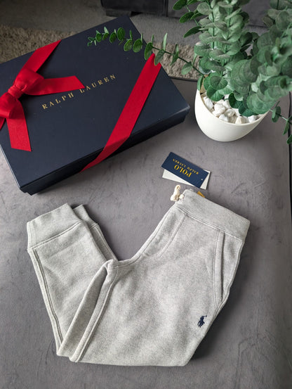 New Boys Ralph Lauren Boys Plain Grey Joggers Size 3-4y Casual Smart Gift Active