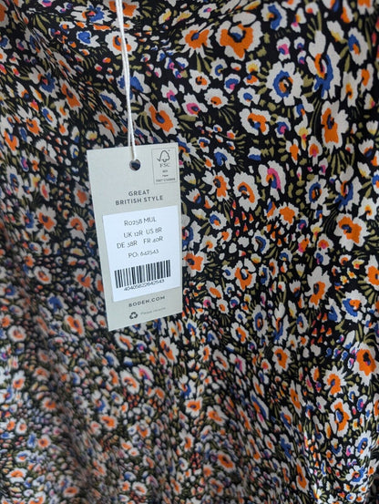 BODEN CECELIA MIDI SKIRT IN MULTI / EDEN BLOOM SIZE UK 12 RRP £85 Gift occasion