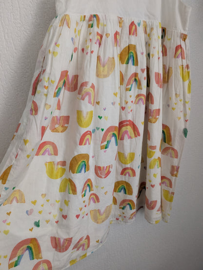 new Stella McCartney girls Dress Cotton Rainbows Summer occasion pretty 7-8yrs